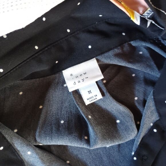 Bundle of 3 women's Dress lot Boho casual polka dot floral size M - Picture 3 of 10